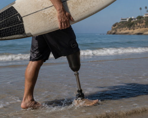experienced functional rehabilitation , prosthetic gait training for a lower limb amputee on the Sunshine Coast